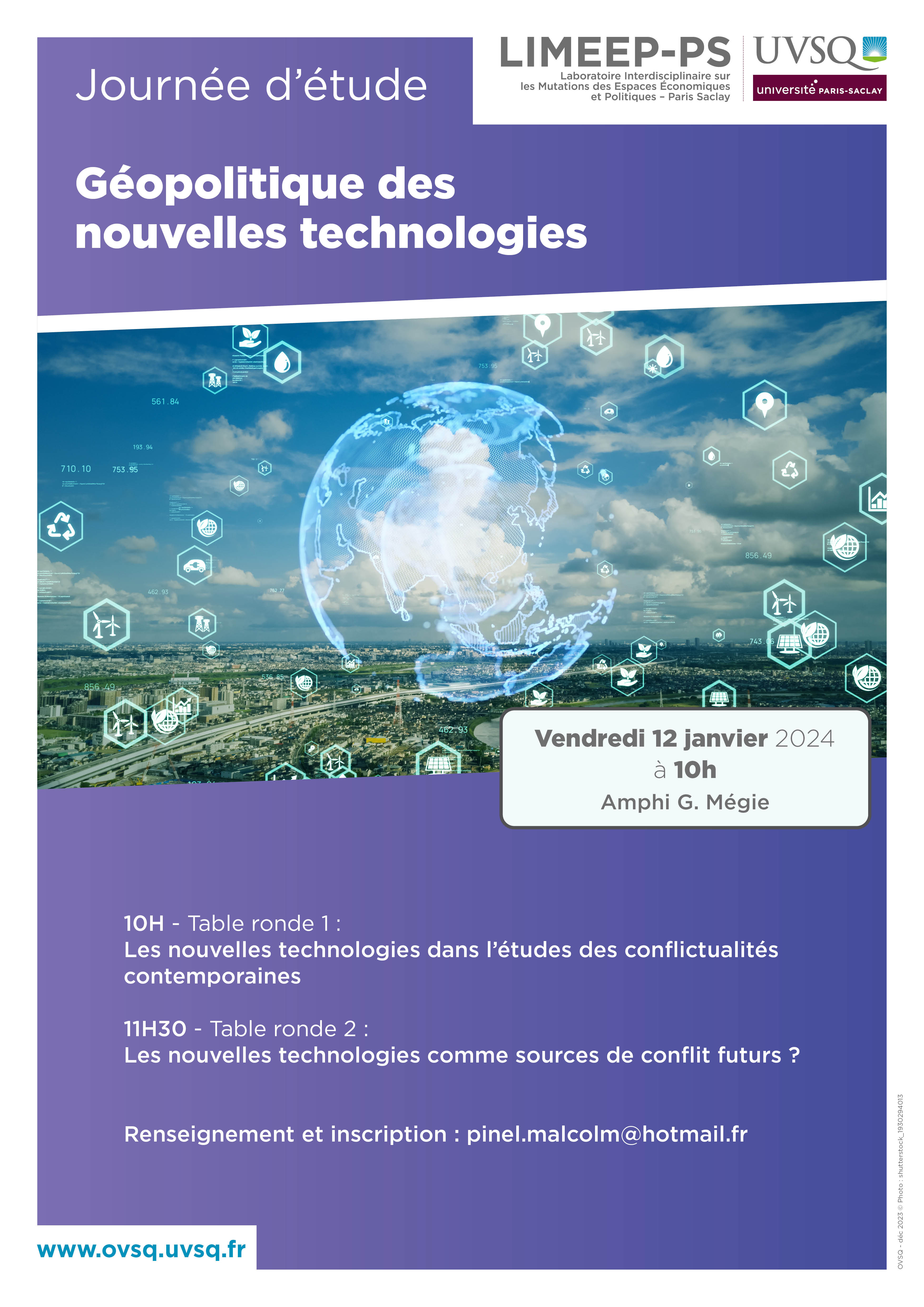 Journée d'étude - Géopolitique des nouvelles technologies